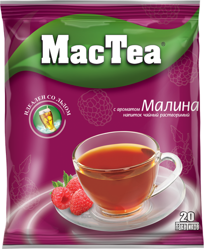 

Чай растворимый MacTea малина 20 пакетиков х 16 г, 320 г