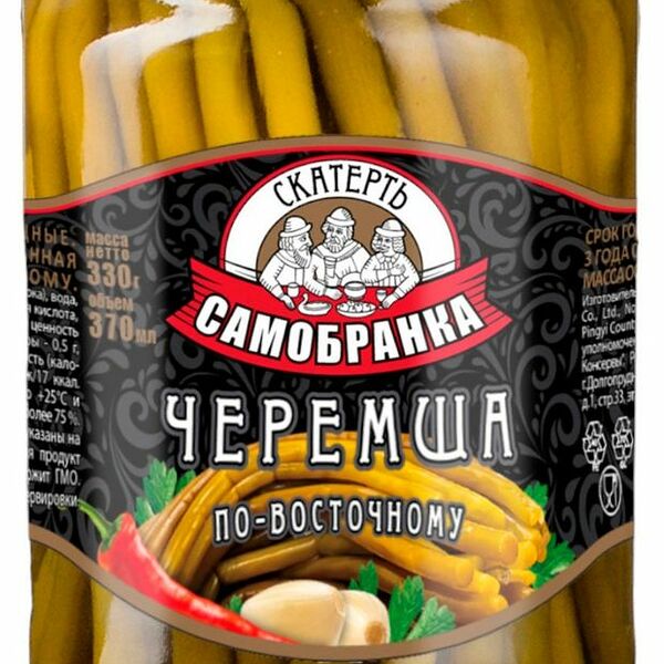 Черемша маринованная Скатерть-Самобранка по-восточному 370 г