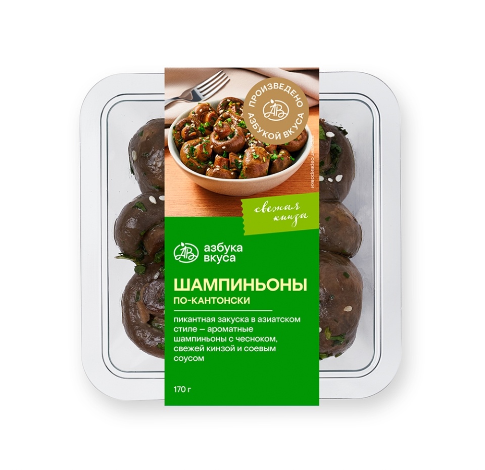 

Шампиньоны по-кантонски Азбука Вкуса 170 г