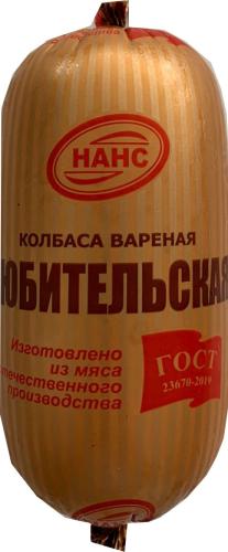 

Колбаса вареная Нанс Любительская 500 г