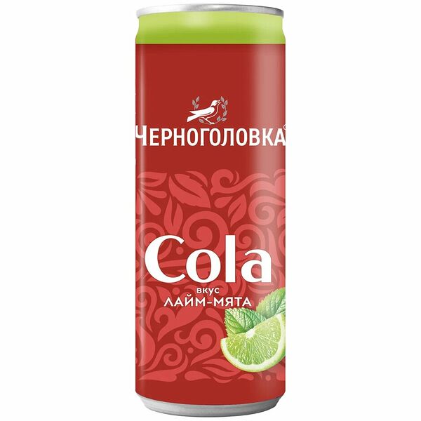 Напиток Черноголовка Кола Лайм-мята 0.33 л