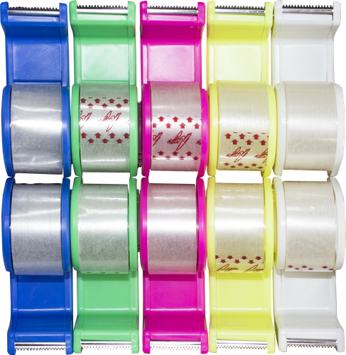 

Клейкая лента Луч в диспенсере 24 мм 20 м цвет в ассортименте