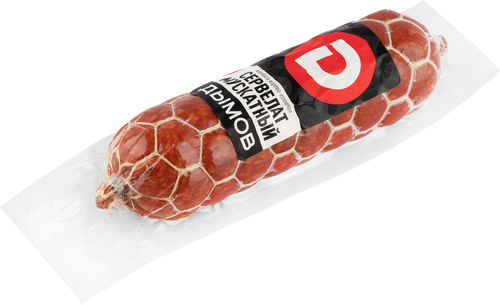 

Колбаса варено-копченая Дымов сервелат Мускатный 400 г