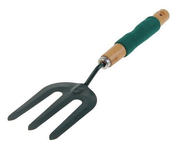 

Вилка садовая с деревянной рукояткой 33 см