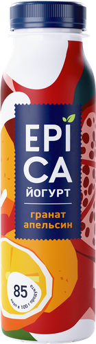

Йогурт питьевой Epica гранат-апельсин 2.5% 260 г