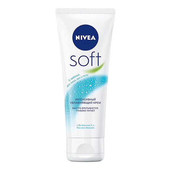 Крем для лица и тела Nivea Soft интенсивный увлажняющий 75 мл