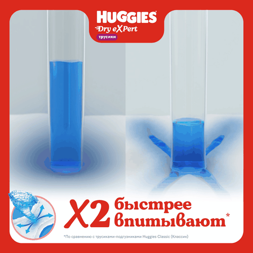 

Подгузники-трусики Huggies Dry Expert 4 9-14 кг 54 шт.