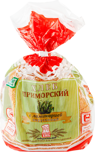 

Хлеб Первый хлеб Приморский с ламинарией в нарезке 200 г