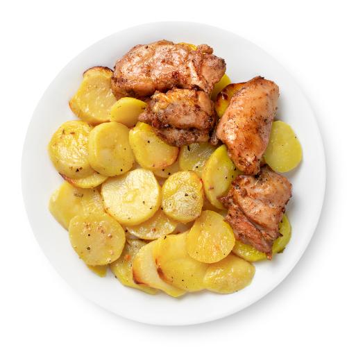 

Шашлык Домашний очаг куриный с картофелем зарумяненным 280 г