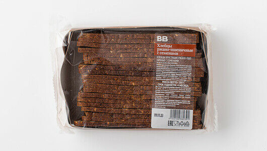 Хлебцы ржано-пшеничные ВкусВилл с семенами