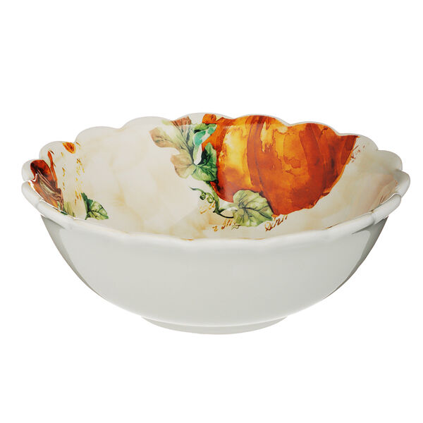 Millimi тыква салатник, 1100мл, 20,5х7,5см, керамика