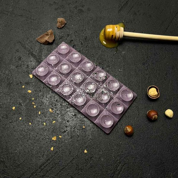 Шоколадная плитка Ванильный ганаш Бейлис и пралине фундук 120 г