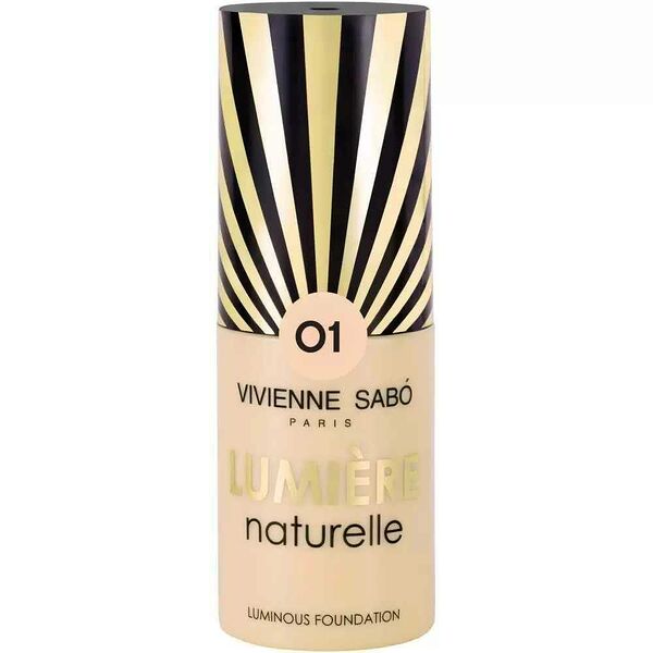 VIVIENNE SABO Тональный крем для лица с эффектом сияния Lumiere Nturelle, 25 г, 01 натуральный бежевый