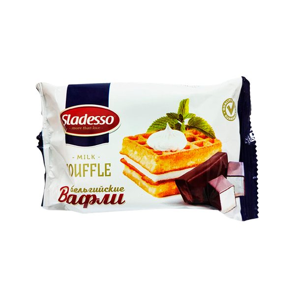 Вафли Sladesso Бельгийские птичье молоко 75 г