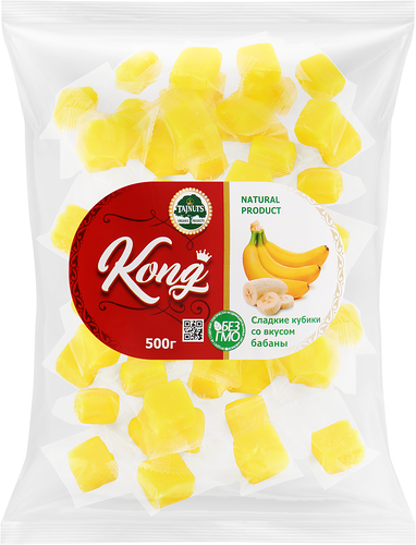Банан кубик Kong вес до 300г