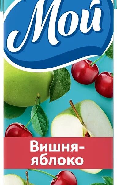 Нектар мой 0.95 л вишня яблоко тетра-пак