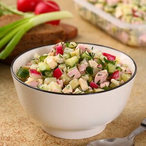 Окрошка с колбасой МясновЪ Шеф-повар от КуулКлевер