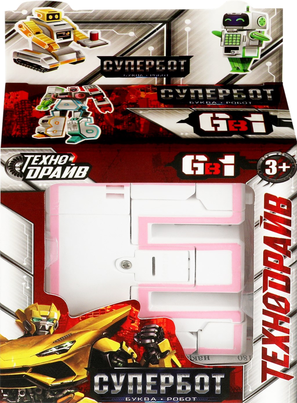 

Робот Технодрайв трансформируется в букву, в ассортименте