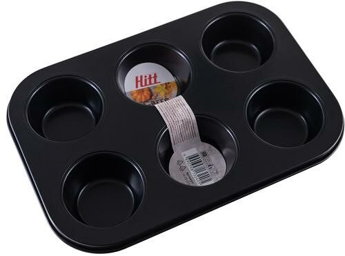 Форма для маффинов Спецторг Теплый дом, 6 ячеек