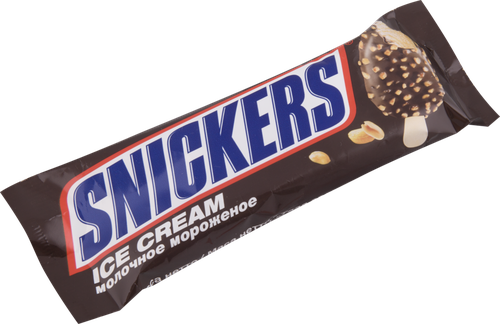 

Мороженое Snickers Молочное с карамелью арахисом в глазури 73,5 г