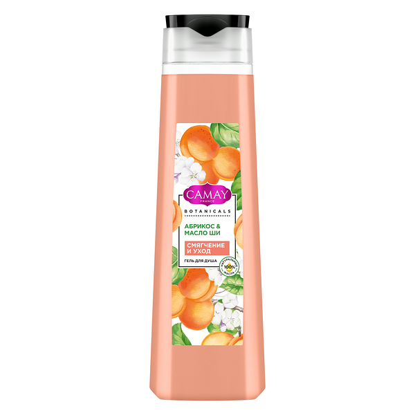 Гель для душа Camay Абрикос/масло ши, 400 мл