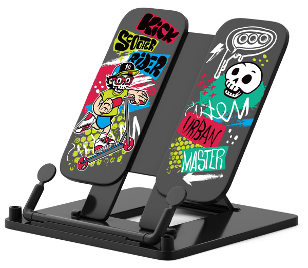 Подставка для книг ErichKrause Scooter Master складная черная, 1 шт