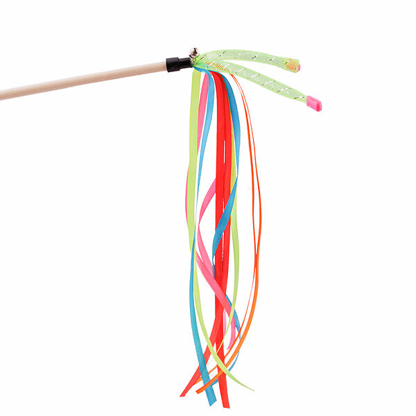 Дразнилка для кошек Ленты и трубочки, 60 см