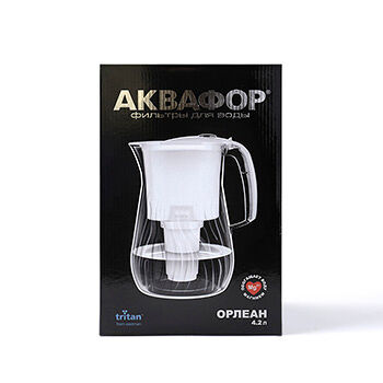 Фильтр-кувшин Аквафор Орлеан модель Р140А5FM вишнёвый, Россия