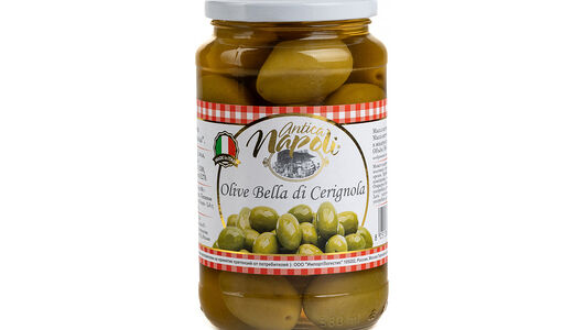 Оливки Antica Napoli Белла ди Чериньола с косточкой 550 г