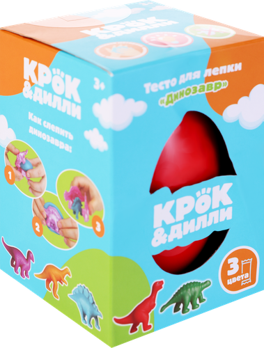 

Набор игровой Крок&дилли Тесто для лепки с аксессуарами в яйце, 6 предметов