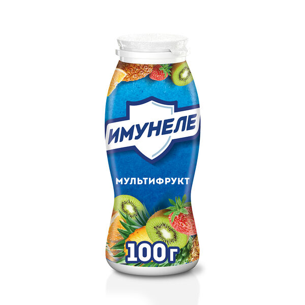 Напиток кисломолочный Имунеле Мультифрукт 1,2%, 100г