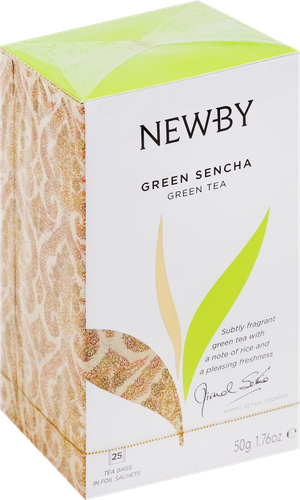 

Чай зеленый Newby Green Sencha 25 пакетиков х 2 г