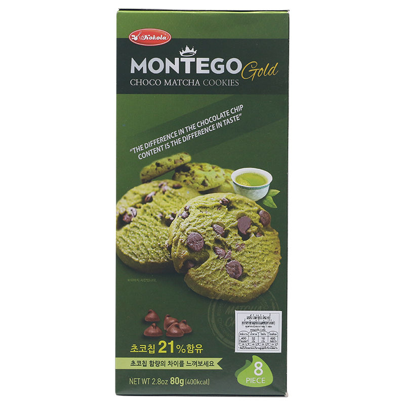 

Печенье Montego Gold со вкусом матча 80 г