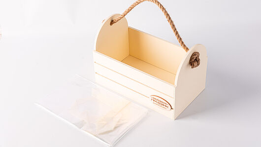 Бокс ящик малый подарочный ванильный