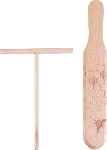 

Набор кулинарный HOMECLUB Bee Honey, лопатка для блинов + распределитель теста, дерево, Арт. RG-PS1