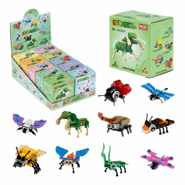 Конструктор 1Toy Blockformers Букашки, в ассортименте
