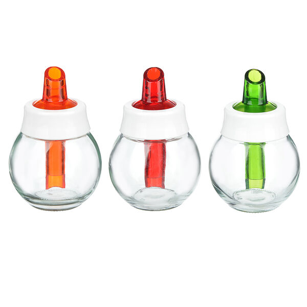 Herevin мираж дозатор для сахара 180 мл, стекло, 3 цвета, 131661-823