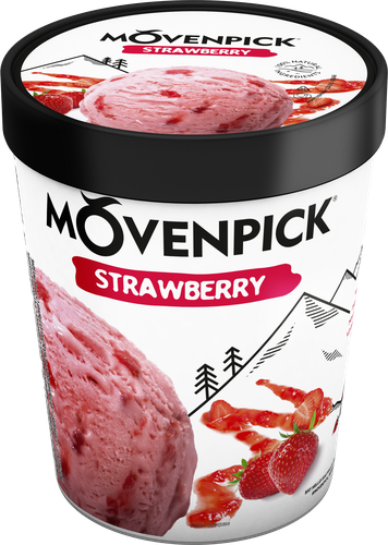 

Мороженое Movenpick Клубника 290 г
