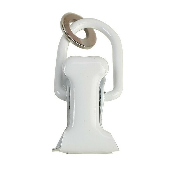 Зажимы Арт-Декор для струны 10 шт металл белый