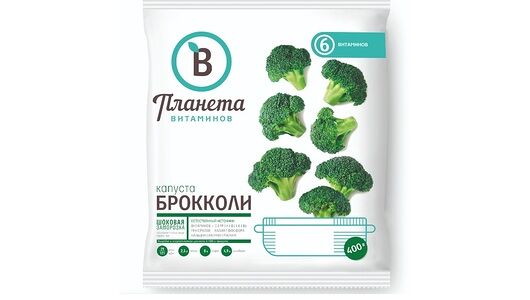 Брокколи Планета Витаминов быстрозамороженная
