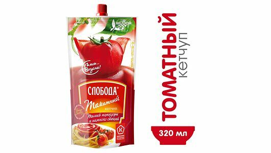 Кетчуп Слобода Томатный, 320 г