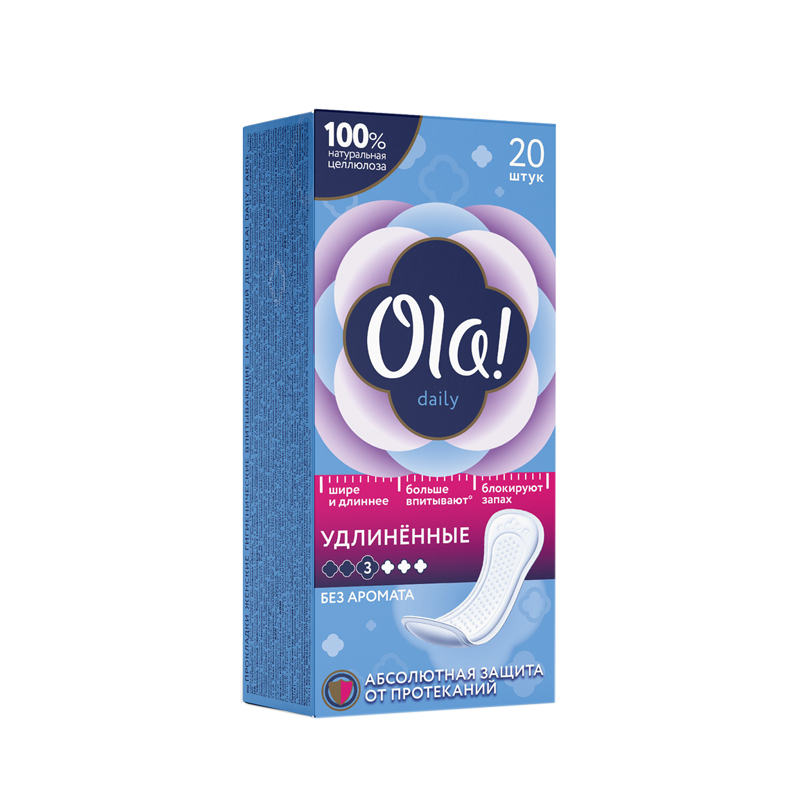

Прокладки ежедневные Ola! Daily Large, 20 шт