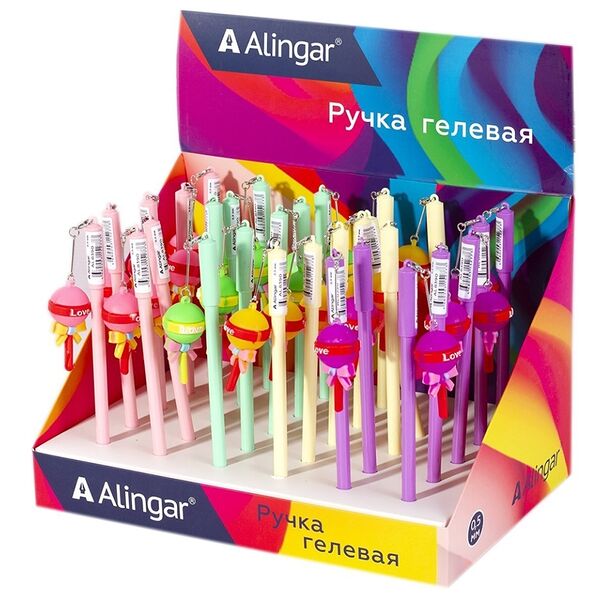 Ручка гелевая Alingar Чупа-Чупс, 1 шт, в ассортименте