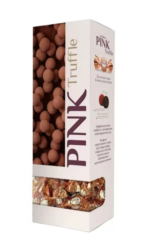 

Набор конфет Pink Truffle трюфельные 163 г