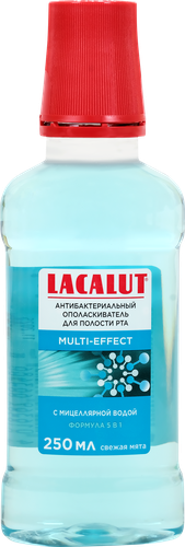 

Антибактериальный ополаскиватель Lacalut Multi-effect для полости рта 250 мл
