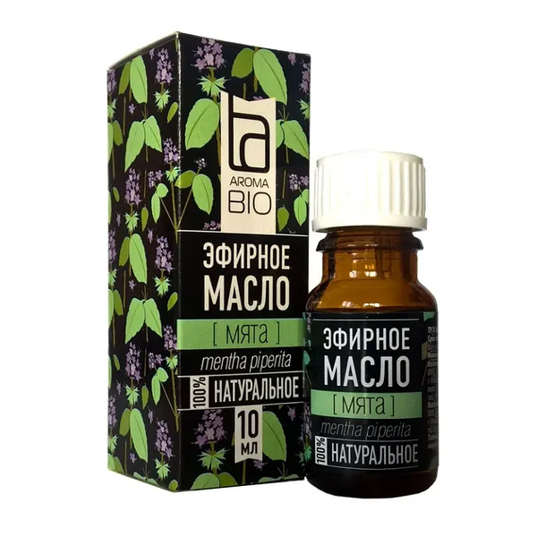 Масло эфирное AromaBio мята 10 мл