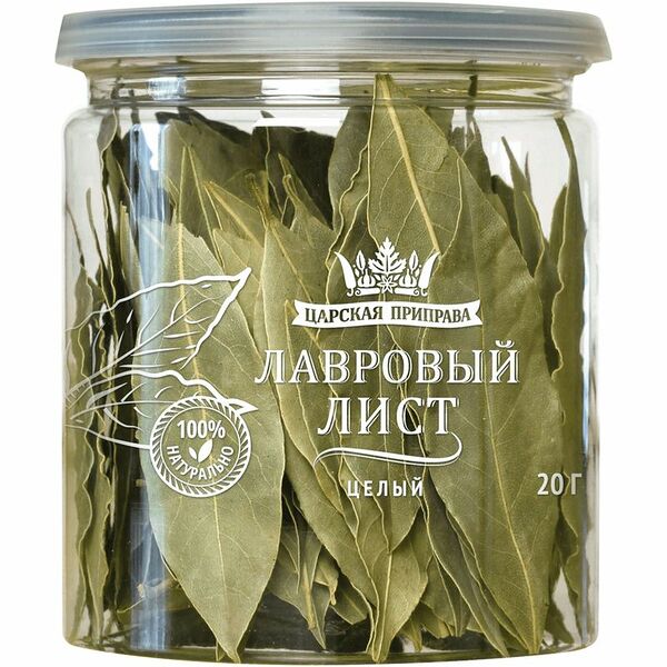 Лист лавровый Царская приправа целый, 20г