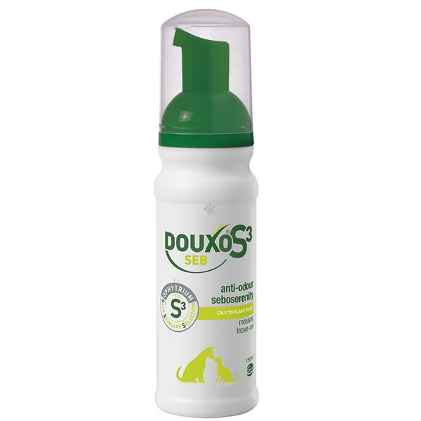Douxo S3 Seb мусс для жирной кожи кошек и собак 150 мл