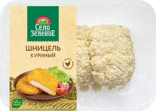 

Шницель куриный Село Зелёное охлажденный 400 г