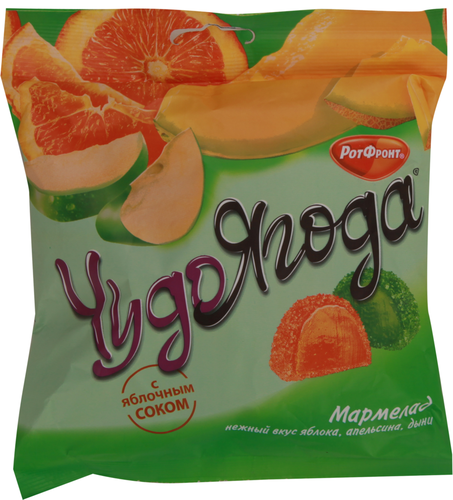 

Мармелад Рот Фронт Чудо-ягода яблоко, апельсин, дыня 250 г